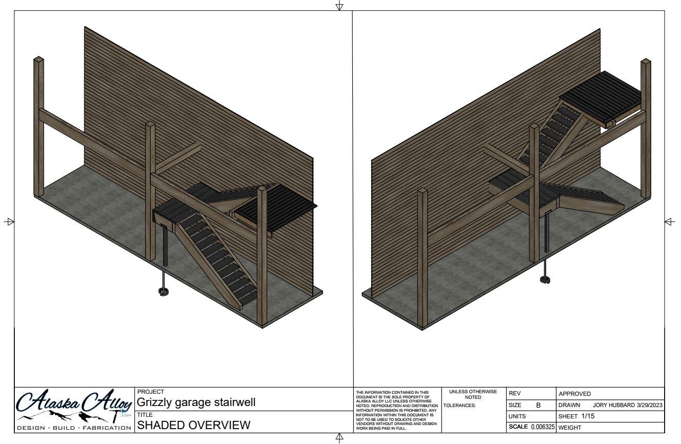 grizzly stairwell photo 2 Alaska Alloy